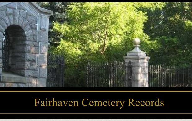 Fairhaven Cemetery Records Logo