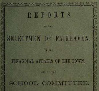 Fairhaven Annual Report Cover