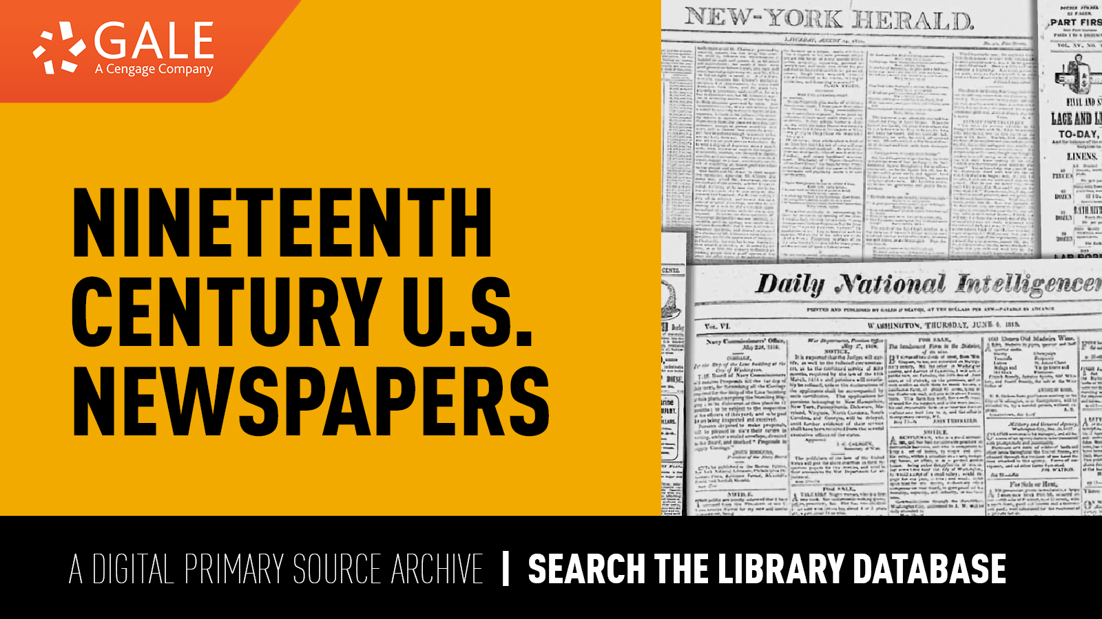 Nineteenth Century Newspapers Logo